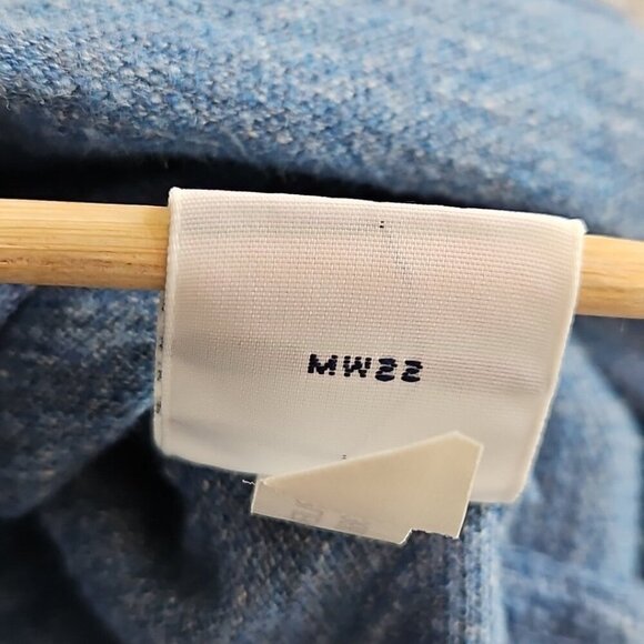 Polo by Ralph Lauren Two Button Henley Men's Size Medium Heathered Blue LS EUC - Picture 10 of 16